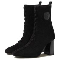 HERMES Volver Ankle Boots 9cm Women's Black
