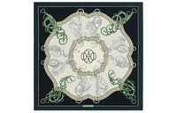 HERMES Silk Scarves Women's Green