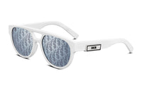 DIOR Acetate Aviator Sunglasses Unisex White