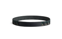 HERMES Badge Label Belt Men's Black Width: 3.8CM