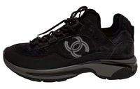 CHANEL Cushioned Slip-Resistant Low-Top Casual Shoes Women's Black