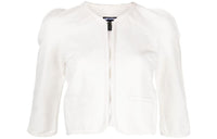 CHANEL Jackets Coats Women's White