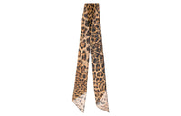 SAINT LAURENT Silk Scarves Women's Brown