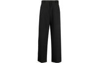 PRADA Logo-Patch Wide-Leg Tailored Trousers