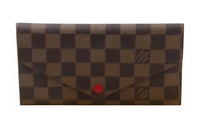 LOUIS VUITTON Coated Canvas Wallet Regular Women's Brown