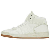 SAINT LAURENT Round Toe Lace-Up Sneakers Women's