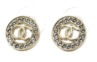 CHANEL Stud Earrings Women's Gold