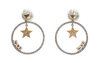 DIOR Earrings Women's Gold