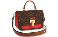 LOUIS VUITTON Vaugirard Canvas With Leather One Shoulder Handbags Regular Women's Red Chestnut