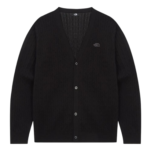 THE NORTH FACE Holiday Cardigan Asia Sizing 'Black' NJ5SR00A