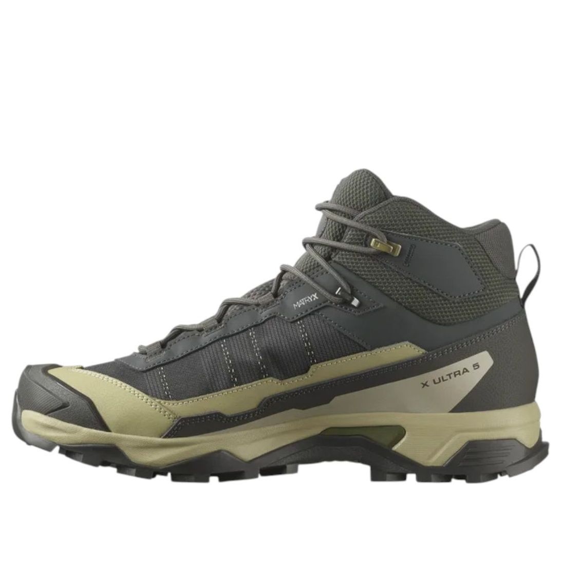 SALOMON X Ultra 5 Mid Gore-Tex 'Peat Gray Green' 477543