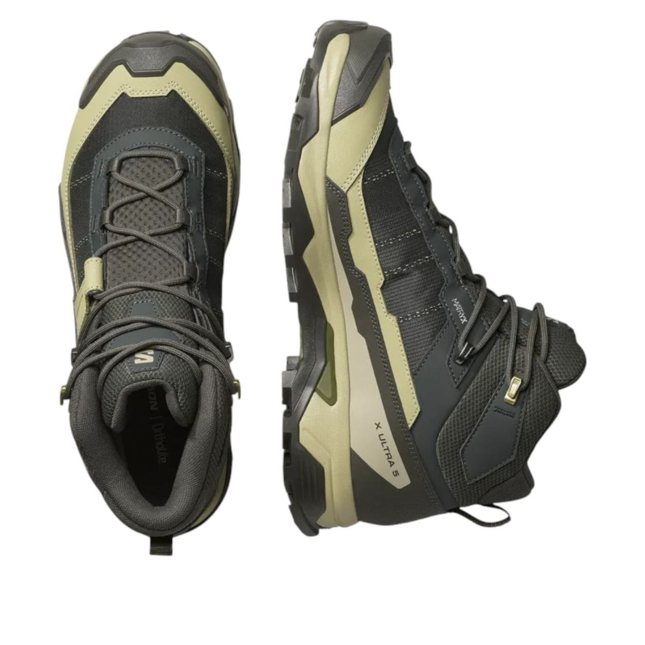 SALOMON X Ultra 5 Mid Gore-Tex 'Peat Gray Green' 477543