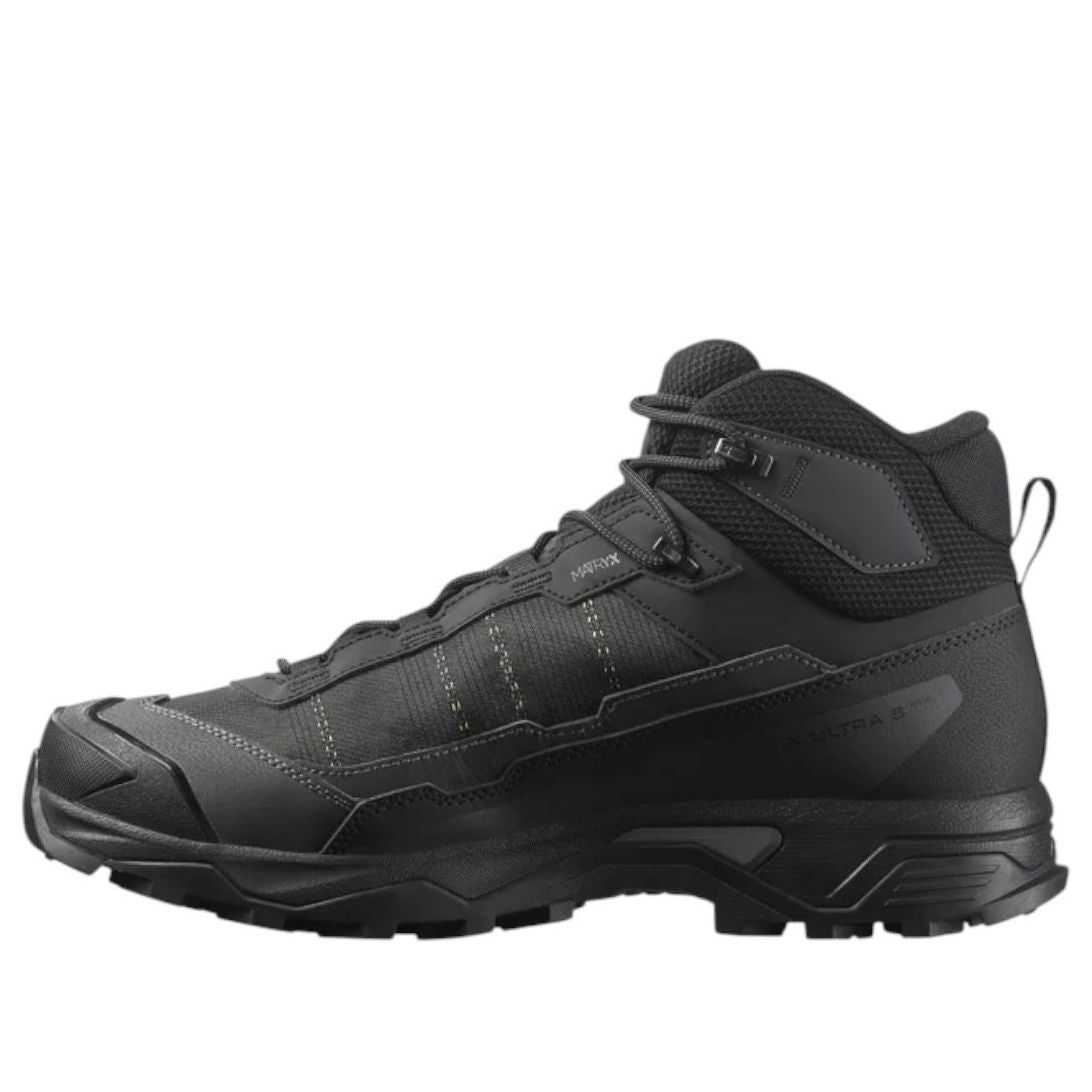 SALOMON X Ultra 5 Mid Wide Gore-Tex 'Black Asphalt' 477554