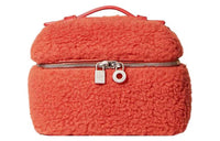 Loro Piana Cashmere Handbag Storage Bag Handbag Women's Spicy Orange