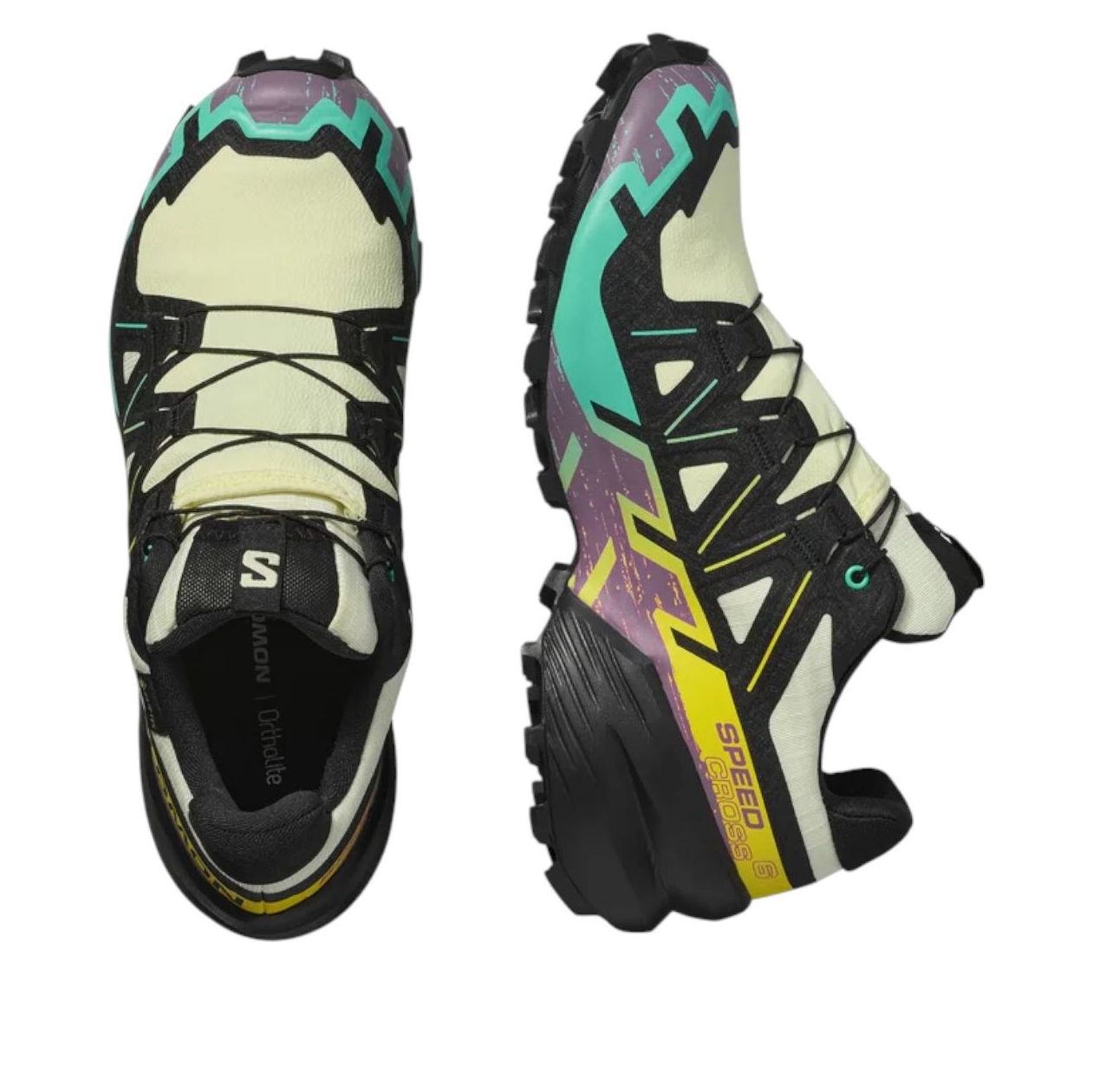 (WMNS) SALOMON Speedcross 6 Gore-Tex 'Transparent Yellow Black' 478802