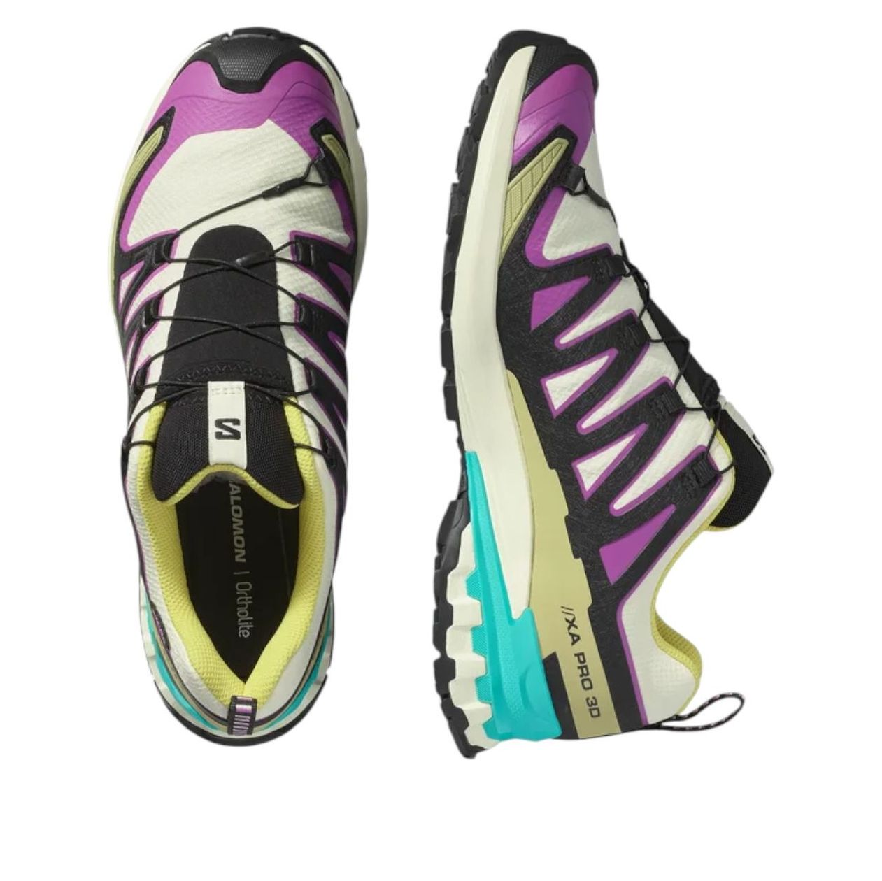 SALOMON XA Pro 3D V9 Gore-Tex 'Transparent Yellow Black' 478817