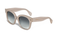 CELINE Acetate Butterfly Sunglasses Women's Light Brown