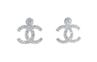 CHANEL Clip-On Earrings Women's
