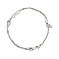 SAINT LAURENT Brass Bracelets Women's Silver