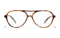 CHANEL Eyeglass Frames Women's Brown
