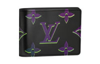 LOUIS VUITTON Wallet Multiple Black Borealis