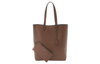 SAINT LAURENT Leather Tote Bag, Shopping Bag, Combo Bag, One Shoulder Handbag Men's Brown