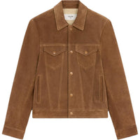 CELINE Suede Trucker Jacker