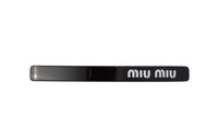 MIU MIU Plexiglass Hair Clips Women's Black