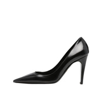PRADA Block Heel High Heels 10cm Women's Black