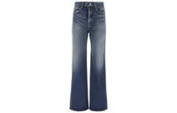 SAINT LAURENT High Waist Straight Leg Jeans