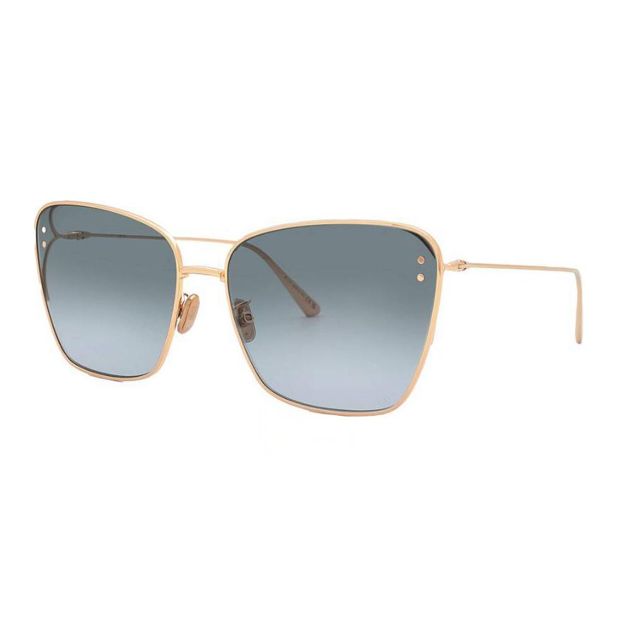 DIOR Metal Butterfly Sunglasses Women's Gold