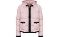 MIU MIU Hooded Loose Fit Down Jacket Women's Pink
