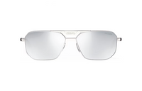 PRADA Metal Aviator Sunglasses Unisex Silver