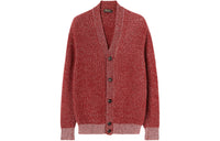 Loro Piana Sey Cardigan Cashmere Sweater Men's Red