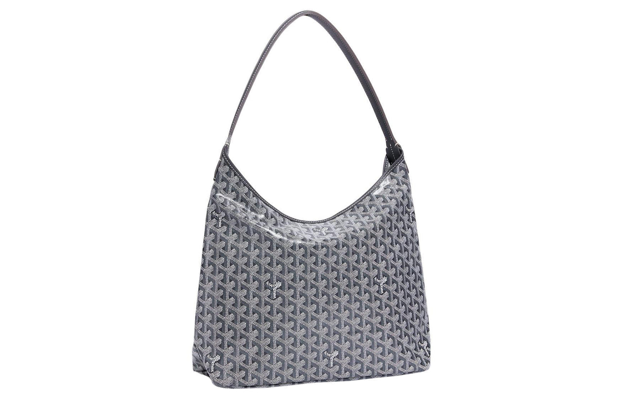 GOYARD Bohème Hobo Canvas With Leather Shoulder Bag Combo Bag Shoulder Bag Regular Women's Gray