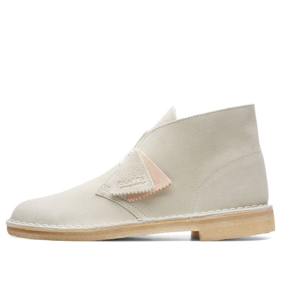 Clarks Desert Boots 'Off White Suede' 26165799