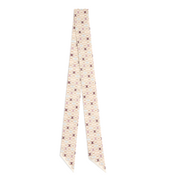 CELINE Silk Scarves Women's Beige