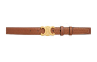 CELINE Medium Triomphe Belt In Natural Calfskin With Triomphe Embossed