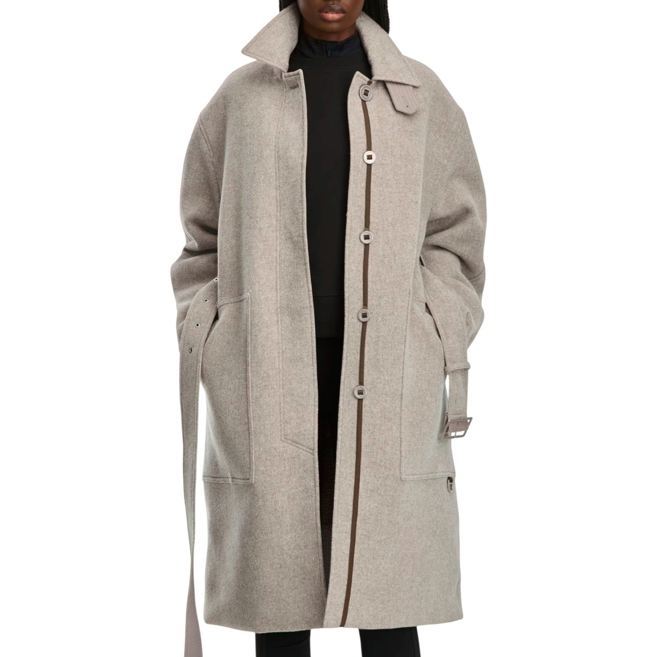 (WMNS) Canada Goose Mila Coat 'Dark Driftwood Heather' 4805W-9137
