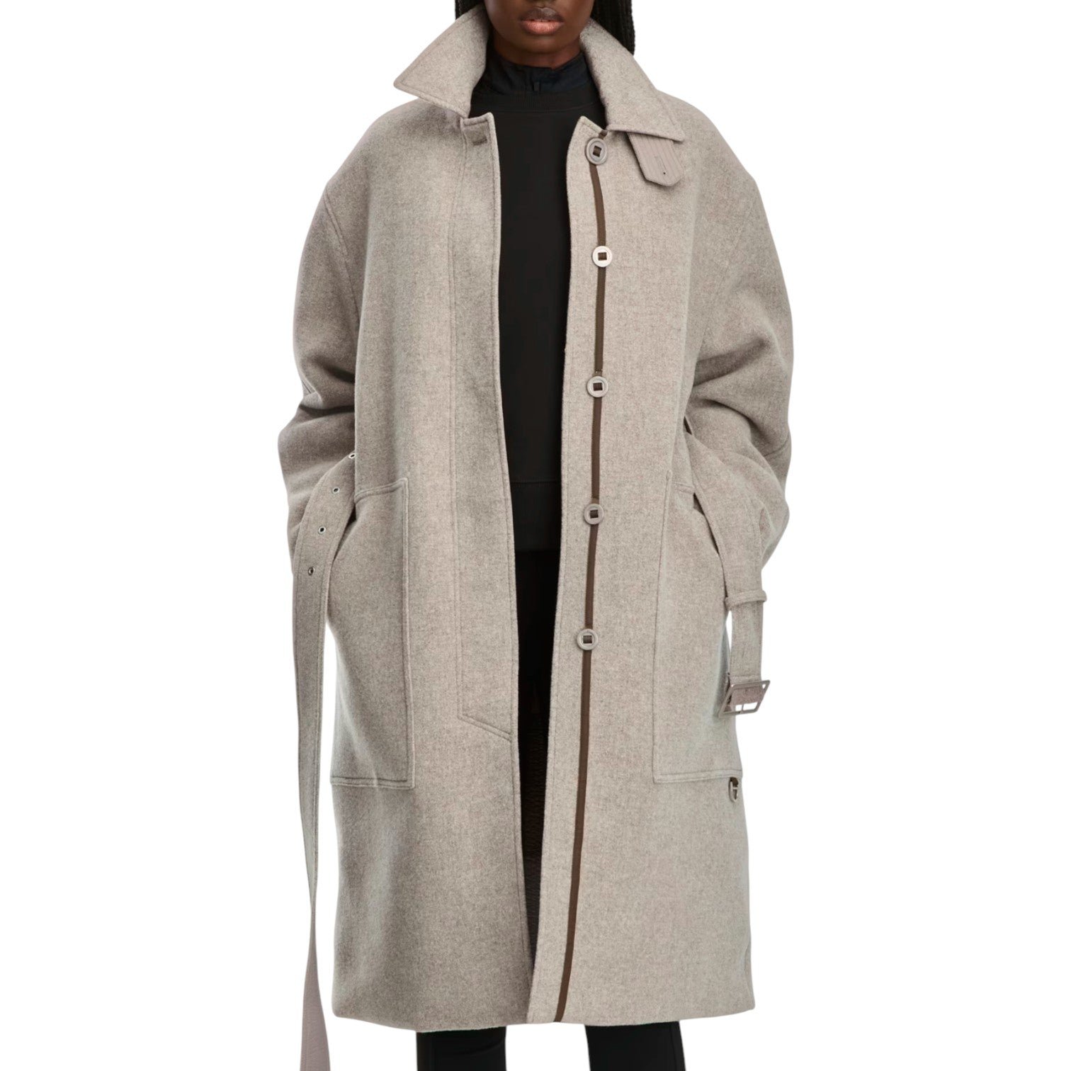 (WMNS) Canada Goose Mila Coat 'Dark Driftwood Heather' 4805W-9137