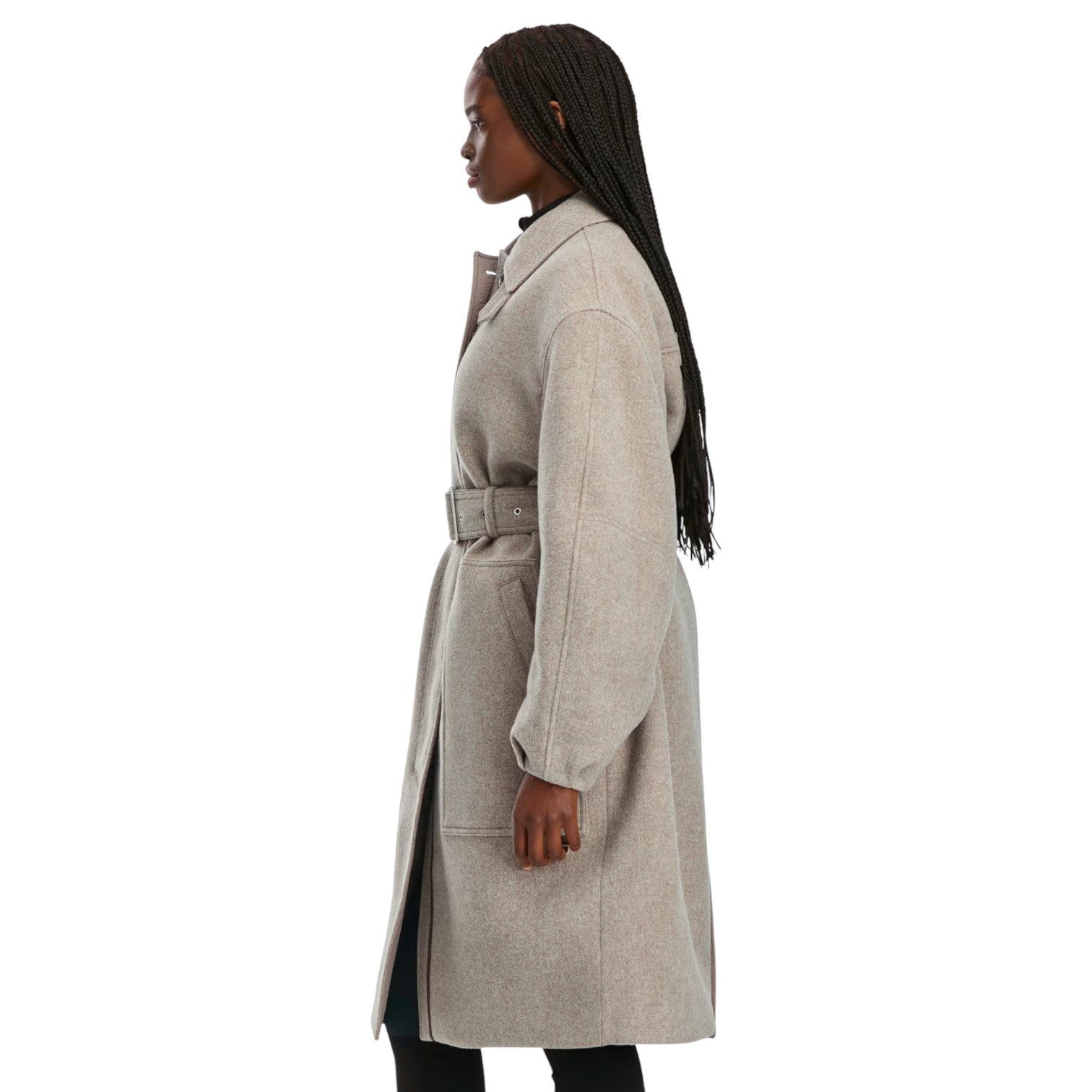 (WMNS) Canada Goose Mila Coat 'Dark Driftwood Heather' 4805W-9137
