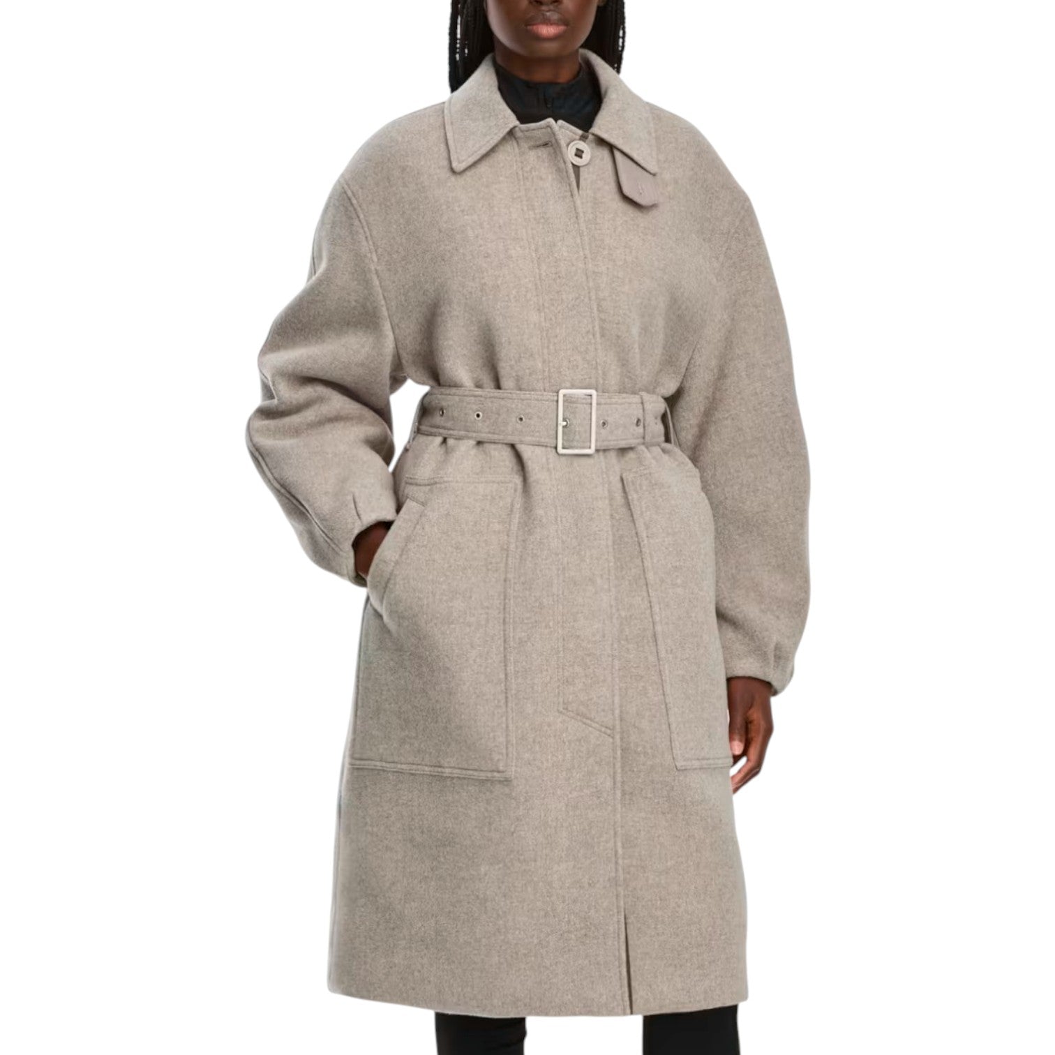 (WMNS) Canada Goose Mila Coat 'Dark Driftwood Heather' 4805W-9137