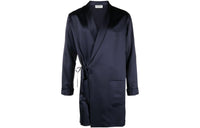 SAINT LAURENT Off centre Silk Coat