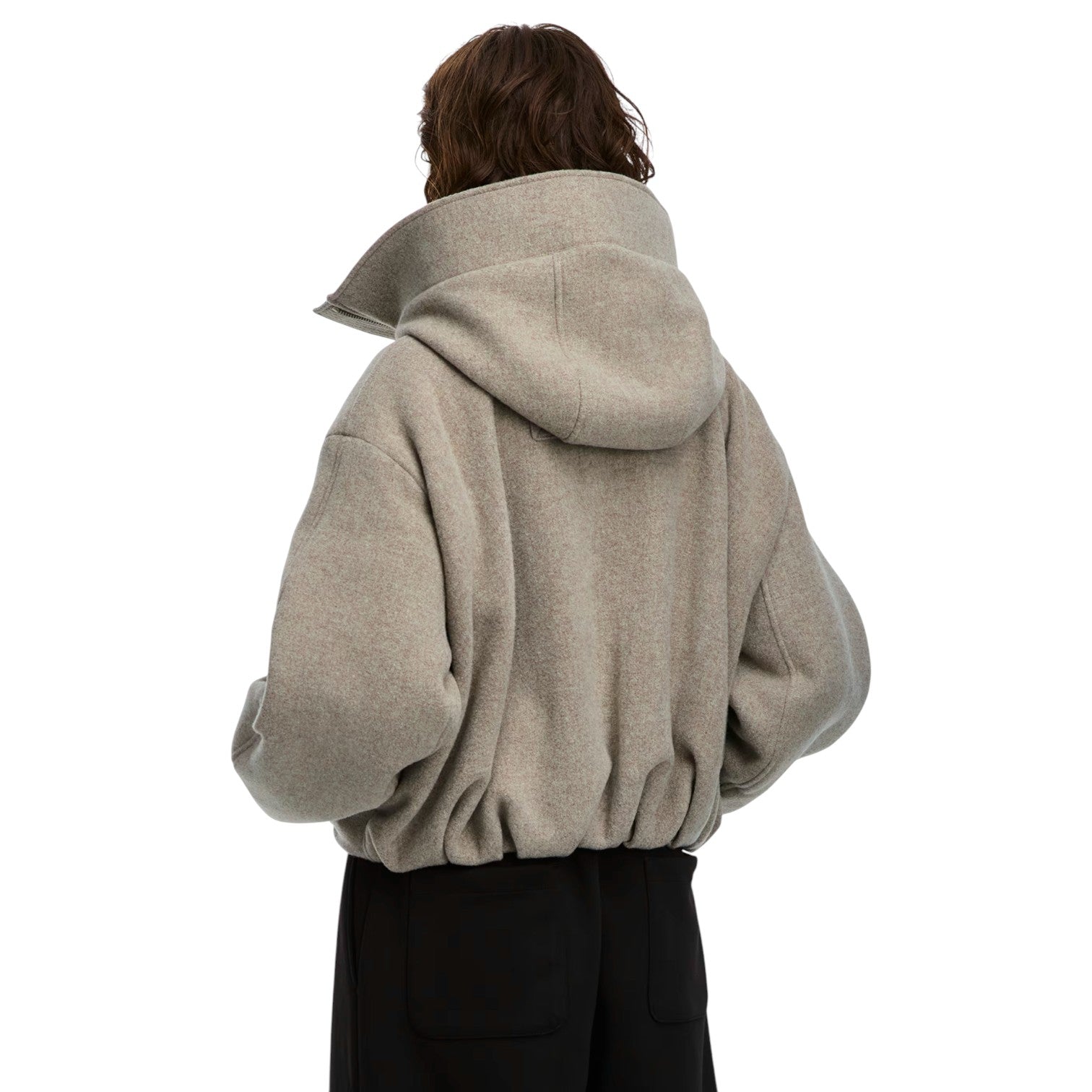 (WMNS) Canada Goose Chilliwack Bomber Wool 'Dark Driftwood Heather' 4808W-9137