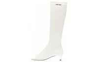 MIU MIU Knee-High Boots 4.5cm Women's White