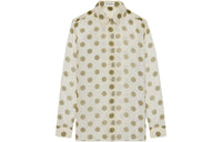 SAINT LAURENT Polka Dot Silk Shirt