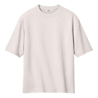 UNIQLO U AIRism Cotton Half Sleeve Oversized T-Shirt 'Light Gray' 482295-02
