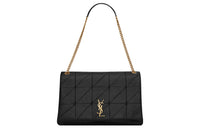 SAINT LAURENT Jamie Sheepskin Shoulder Bag, Crossbody Bag Medium Size Women's Black