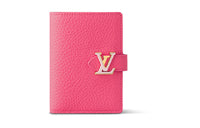 LOUIS VUITTON Zippy Taurillon Leather Wallet Women's Pink