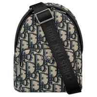 DIOR Cotton Shoulder Bag Mini Kids' Gray Green
